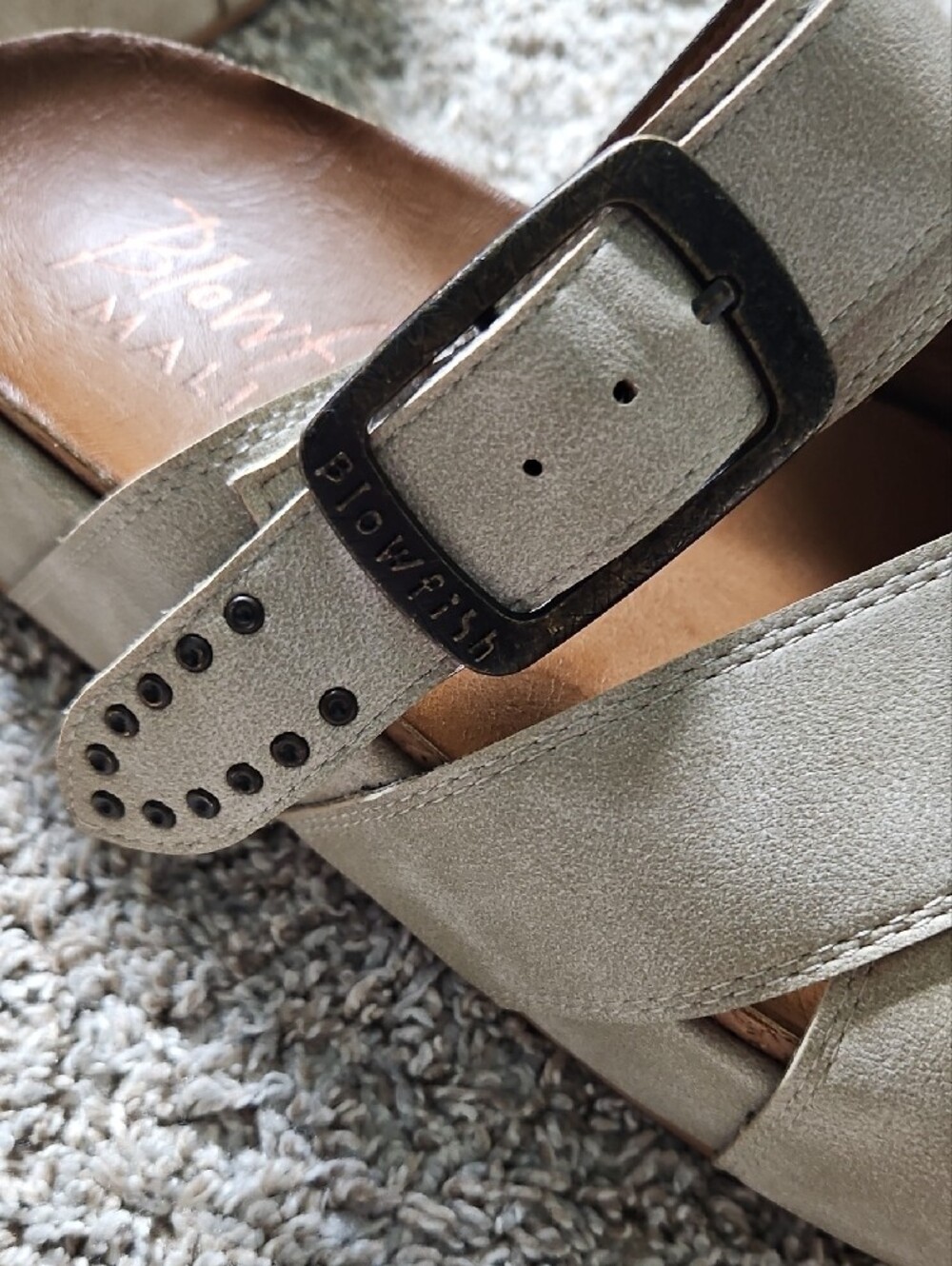 Blowfish Cross-Strap Platform Sandals with Adjustable Buckle - Picture 8 of 13